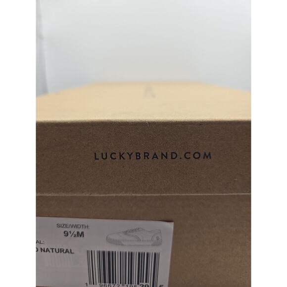 Lucky Brand Katori Womens Tan Brown Textile Low Top Sneaker Shoes 7M NEW - Picture 9 of 9